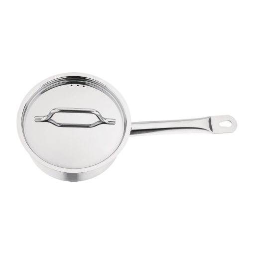 Nisbets Essentials Stainless Steel Saucepan 3000ml (DF671)