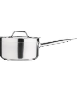 Nisbets Essentials Stainless Steel Saucepan 3000ml (DF671)