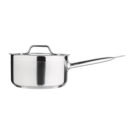 Nisbets Essentials Stainless Steel Saucepan 3000ml (DF671)