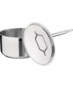 Nisbets Essentials Stainless Steel Saucepan 3000ml (DF671)