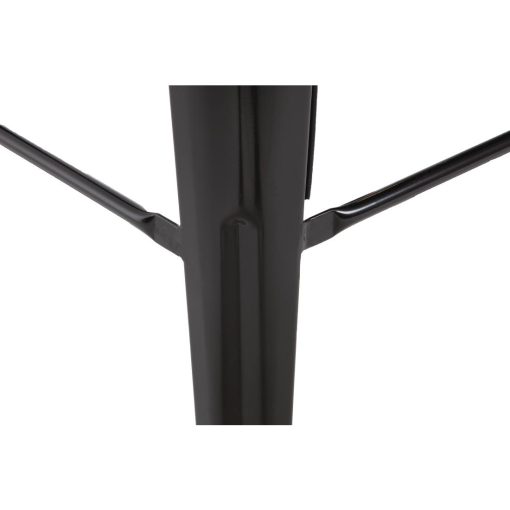 Bolero Bistro Steel High Stool Black Pack of 4 (DL881)