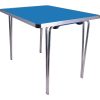 Gopak Contour Folding Table Blue 3ft (DM608)