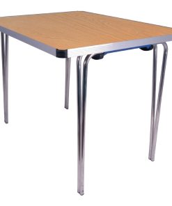 Gopak Contour Folding Table Oak 3ft (DM611)