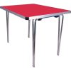 Gopak Contour Folding Table Red 3ft (DM698)