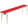 Gopak Contour Stacking Bench Red 5ft (DM699)