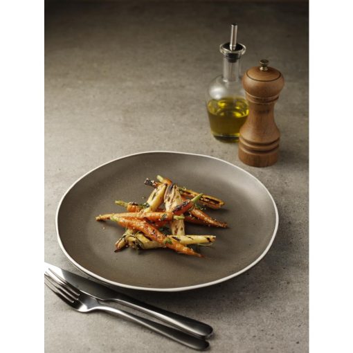 Olympia Chia Plates Charcoal 270mm Pack of 6 (DR814)