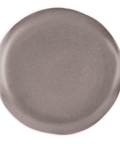 Olympia Chia Plates Charcoal 205mm Pack of 6 (DR815)