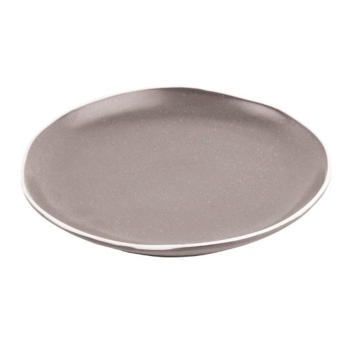 Olympia Chia Plates Charcoal 205mm Pack of 6 (DR815)