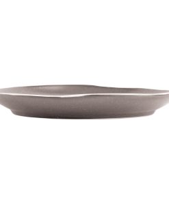 Olympia Chia Plates Charcoal 205mm Pack of 6 (DR815)