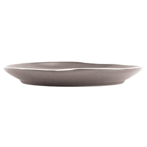 Olympia Chia Plates Charcoal 205mm Pack of 6 (DR815)