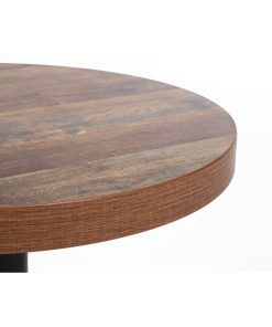 Bolero Pre-Drilled Round Table Top Urban Dark 600mm (DR822)