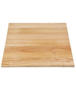 Bolero Pre-drilled Square Table Top Natural 700mm (DY737)