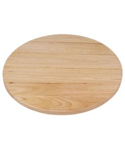 Bolero Pre-drilled Round Tabletop Natural 600mm (DY738)