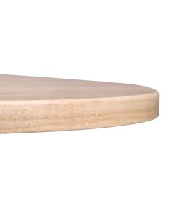 Bolero Pre-drilled Round Tabletop Natural 600mm (DY738)