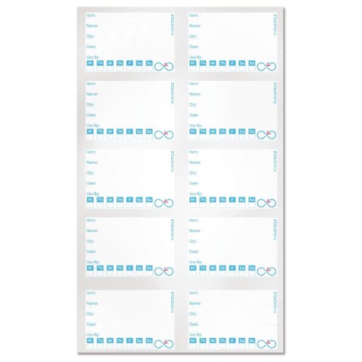 Puracycle Reusable Day Labels Pack of 50 (FB281)