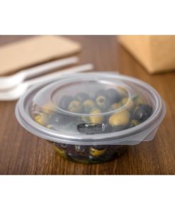 Faerch Contour Recyclable Deli Bowls With Lid 500ml - 17oz Pack of 200 (FB368)