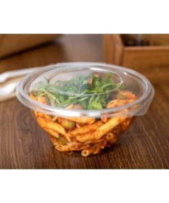 Faerch Contour Recyclable Deli Bowls With Lid 1000ml - 35oz Pack of 200 (FB370)