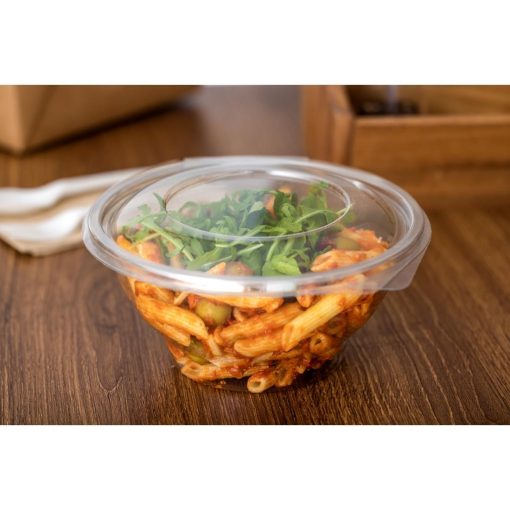 Faerch Contour Recyclable Deli Bowls With Lid 1000ml - 35oz Pack of 200 (FB370)