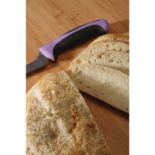 Mercer Millennia Culinary Allergen Safety Offset Serrated Bread Knife 20cm (FB504)