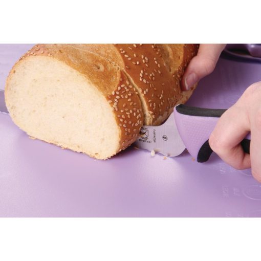 Mercer Millennia Culinary Allergen Safety Offset Serrated Bread Knife 20cm (FB504)