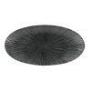 Churchill Studio Prints Agano Oval Chefs Plates Black 299 x 150mm Pack of 12 (FC109)