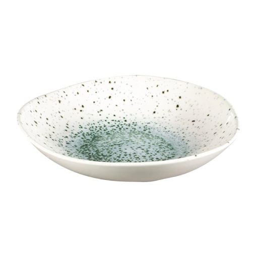 Churchill Studio Prints Mineral Green Centre Organic Round Bowls 253mm Pack of 12 (FC124)