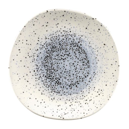 Churchill Studio Prints Mineral Blue Centre Organic Round Plates 286mm Pack of 12 (FC125)