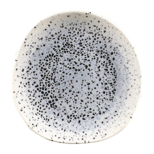 Churchill Studio Prints Mineral Blue Centre Organic Round Plates 186mm Pack of 12 (FC128)