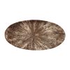 Churchill Studio Prints Stone Chefs Plates Zircon Brown 347 x 173mm Pack of 6 (FC145)