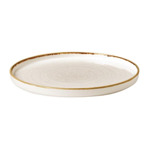 Churchill Stonecast Walled Chefs Plates Barley White 260mm Pack of 6 (FC161)