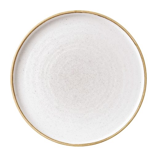 Churchill Stonecast Walled Chefs Plates Barley White 210mm Pack of 6 (FC162)