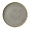 Churchill Stonecast Walled Chefs Plates Peppercorn Grey 260mm Pack of 6 (FC163)