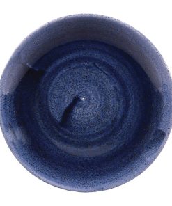 Churchill Stonecast Patina Coupe Plates Cobalt 165mm Pack of 12 (FC170)