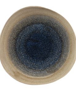 Churchill Stonecast Aqueous Organic Round Plates Bayou Taupe 210mm Pack of 12 (FC179)