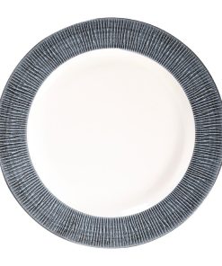 Churchill Bamboo Spinwash Footed Plates Mist 234mm Pack of 12 (FD814)