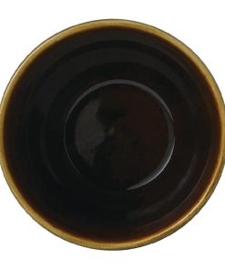 Churchill Super Vitrified Nourish Chip Mug Black Onyx Two Tone 291ml Pack of 12 (FD816)