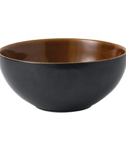 Churchill Nourish Noodle Bowl Black Onyx Two Tone 183mm Pack of 6 (FD818)