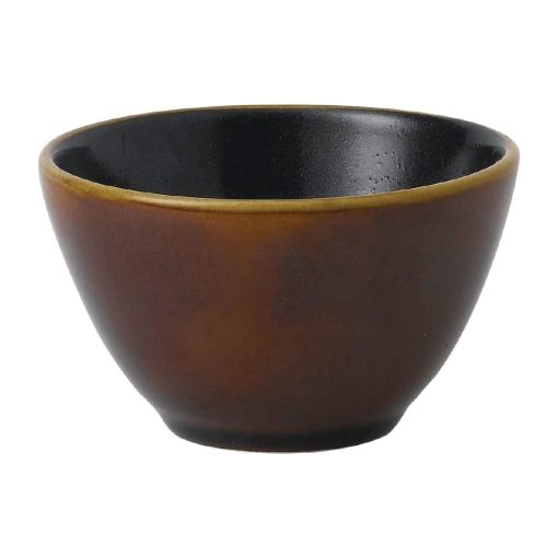 Churchill Super Vitrified Nourish Deep Bowl Cinnamon Brown Two Tone 102mm Pack of 12 (FD820)