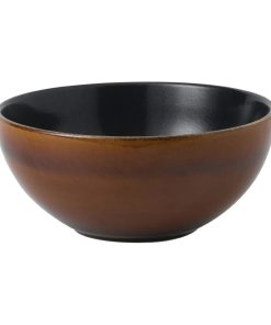 Churchill Nourish Noodle Bowl Cinnamon Brown Two Tone 183mm Pack of 6 (FD821)