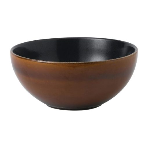 Churchill Nourish Noodle Bowl Cinnamon Brown Two Tone 183mm Pack of 6 (FD821)