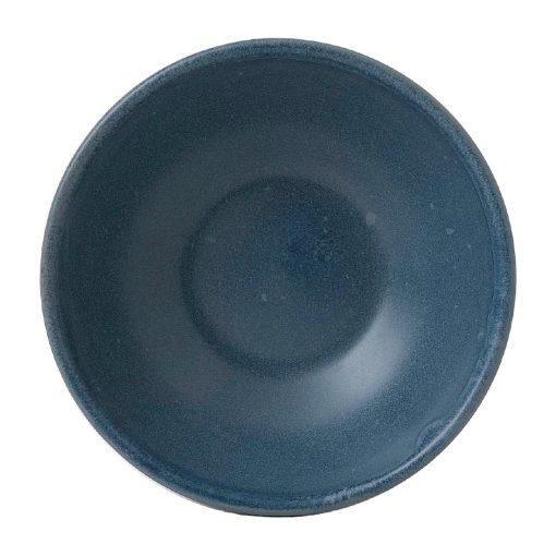 Churchill Super Vitrified Nourish Oslo Contour Shallow Bowl Blue 116mm Pack of 12 (FD823)