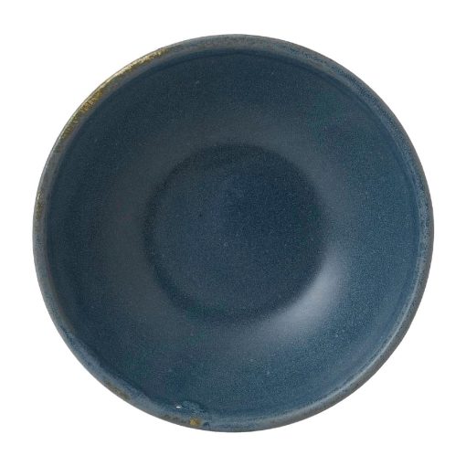 Churchill Super Vitrified Nourish Oslo Contour Shallow Bowl Blue 130mm Pack of 12 (FD824)