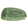 Churchill Stonecast Samphire Green Oval Chefs Plate 300mm Pack of 12 (FD847)