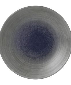 Churchill Stonecast Aqueous Grey Evolve Coupe Plate 10-25 Box 12 Direct (FD849)