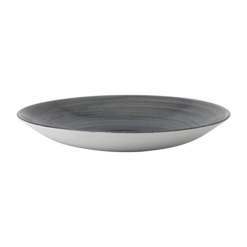Churchill Stonecast Aqueous Deep Coupe Plates Grey 279mm Pack of 12 (FD855)