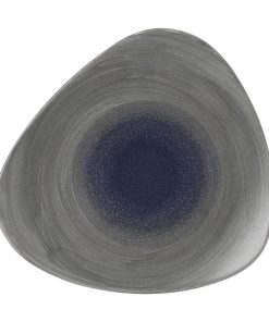 Churchill Stonecast Aqueous Lotus Plates Grey 305mm Pack of 6 (FD857)