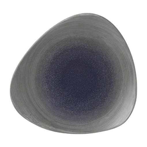 Churchill Stonecast Aqueous Lotus Plates Grey 229mm Pack of 12 (FD859)