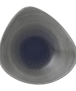 Churchill Stonecast Aqueous Lotus Bowl Grey 229mm Pack of 12 (FD861)