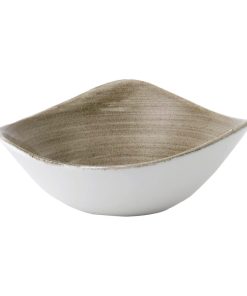 Churchill Stonecast Patina Lotus Bowl Antique Taupe 178mm Pack of 12 (FD864)