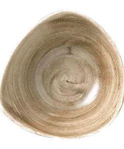 Churchill Stonecast Patina Lotus Bowl Antique Taupe 178mm Pack of 12 (FD864)